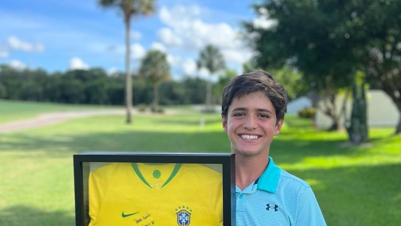 Apoiado por Ronaldo, garoto brasileiro faz sucesso no golfe dos EUA -  03/06/2019 - Esporte - Folha
