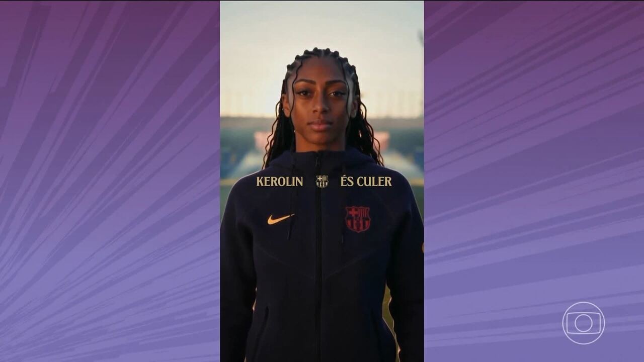 Kerolin celebra chegada ao Barcelona e sonha em ser melhor do mundo: "Vou evoluir como jogadora"