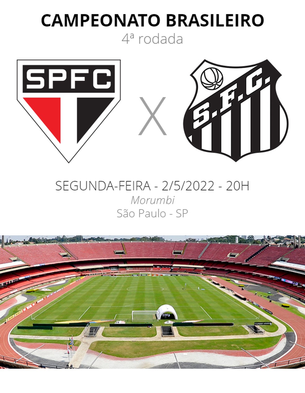 Onde assistir jogo do São Paulo x Santos hoje?