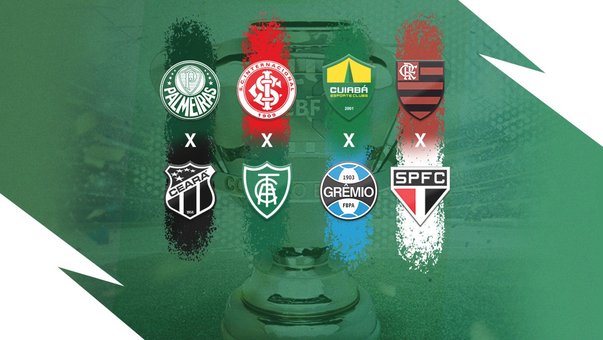 CBF define horários dos jogos das quartas de final da Copa do Brasil ...
