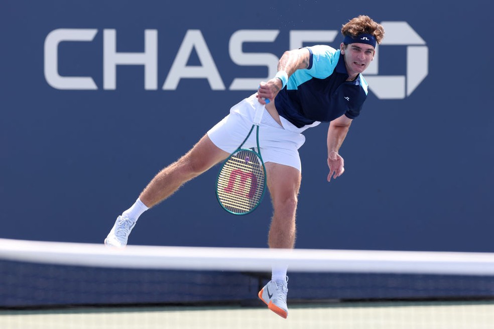 Assim como no US Open (foto), Thiago Wild perdeu na primeira rodada — Foto: Getty Images