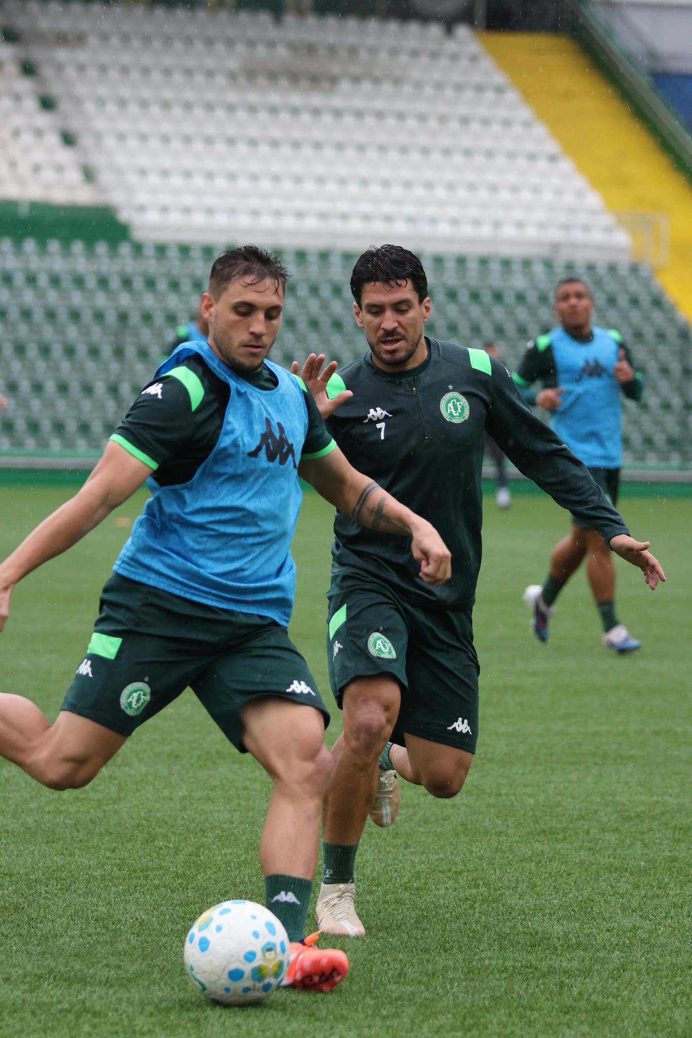 Estádio Arena Condá vazio após a derrota da Chapecoense