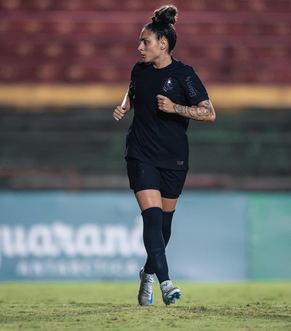 Nicole Marussi, do Corinthians, acertou contrato de empréstimo com o Santos — Foto: Reprodução/Instagram