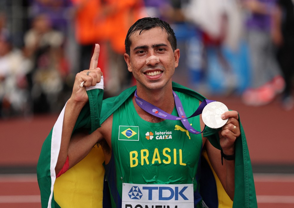 Caio Bonfim é prata em Tóquio e fatura a sua 3ª medalha em Mundiais de Atletismo