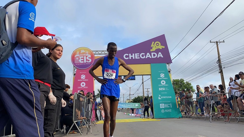 Joseph Panga venceu a Corrida de Reis 2025 — Foto: Vitória Maria