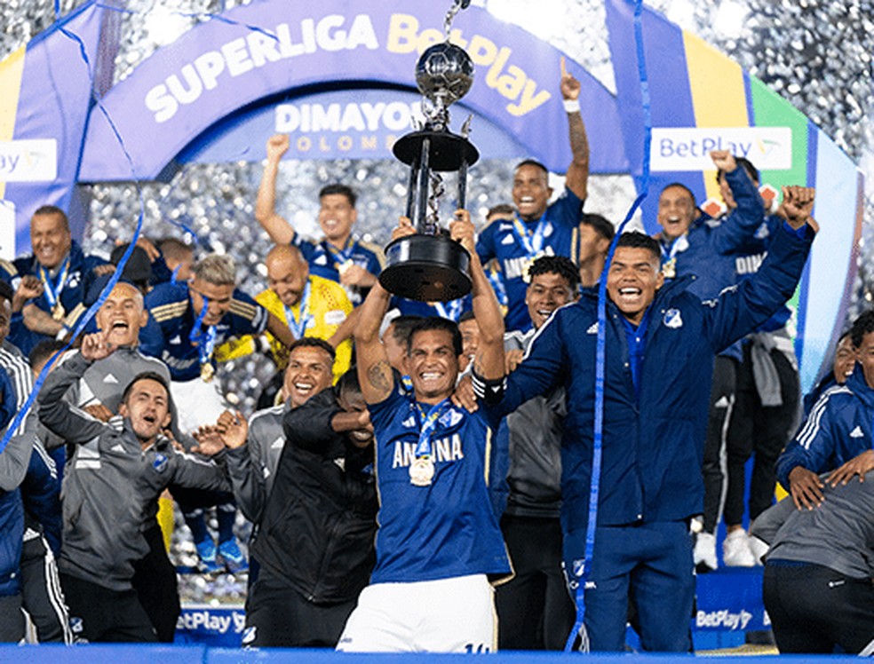 Millonarios campeão da Supercopa 2024 — Foto: Divulgação