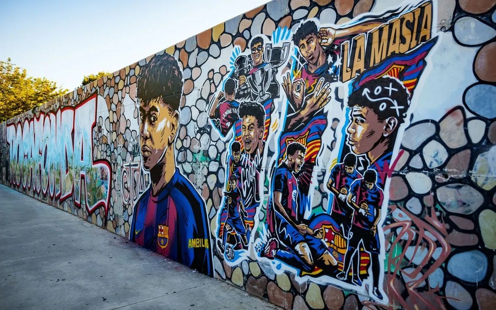Mural de Lamine Yamal em Rocafonda — comemoração 304
