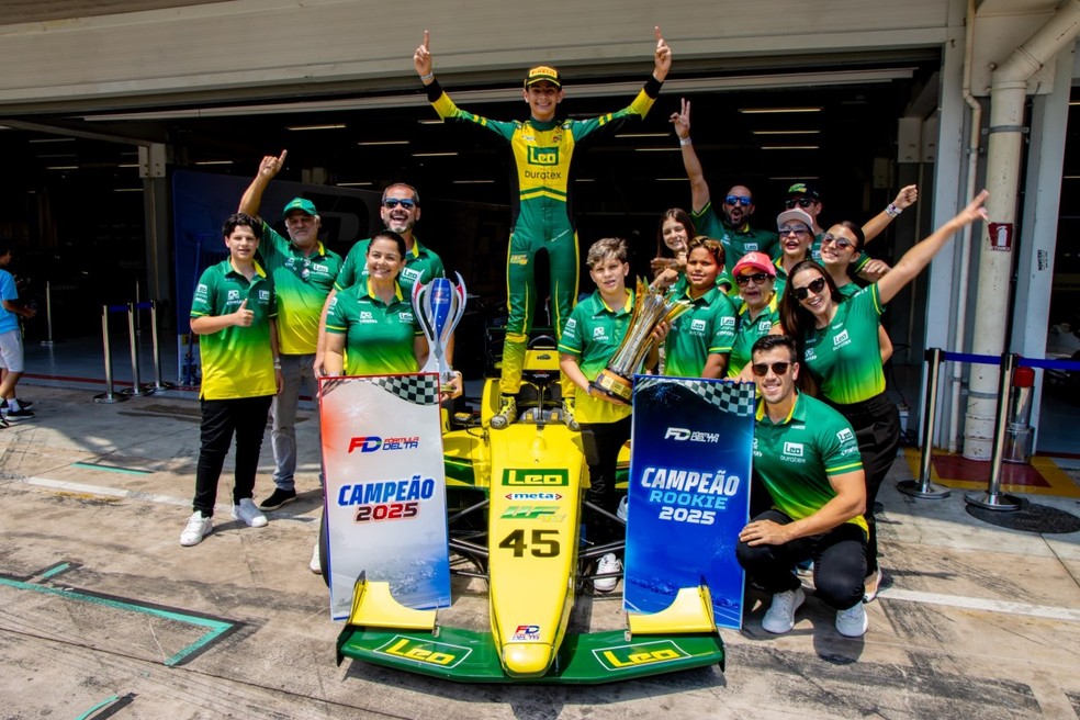 Paulo Willemann Filho é campeão da Fórmula Delta 2025 — Foto: Divulgação Assessoria