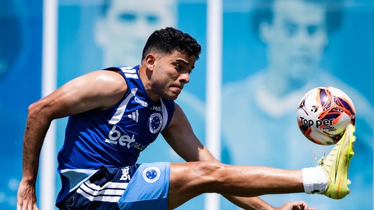 Bruno Rodrigues faz primeiro treino no Cruzeiro, e trio é liberado pelo departamento médico