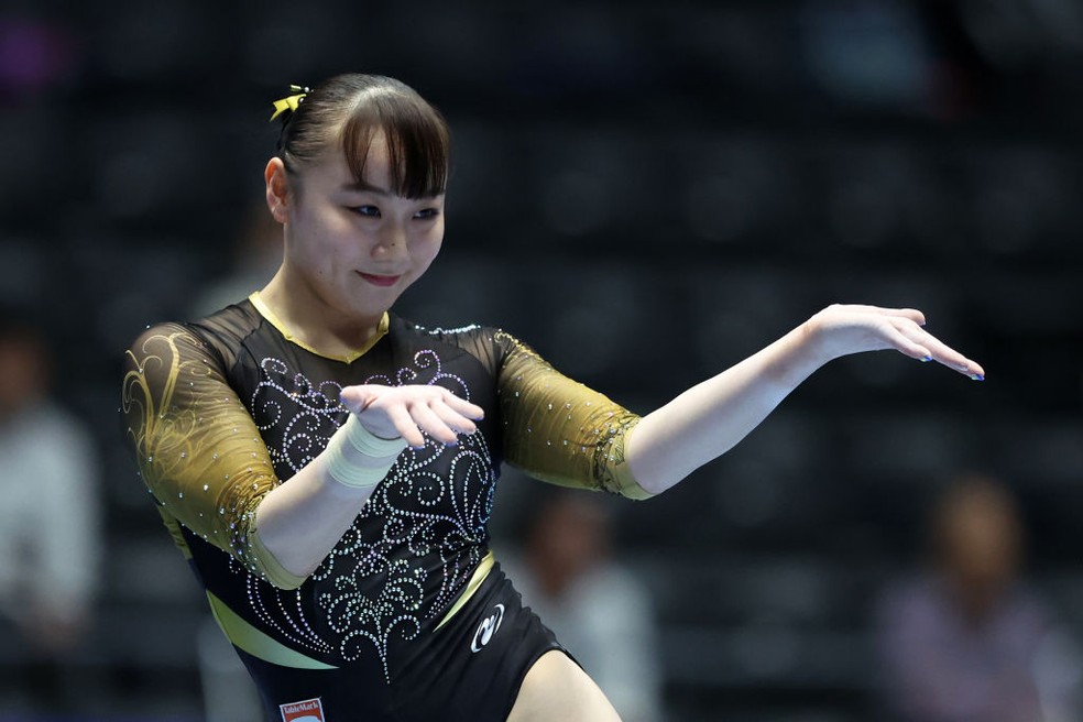 Shoko Miyata na Copa NHK de 2024 — Foto: Kiyoshi Ota/Getty Images