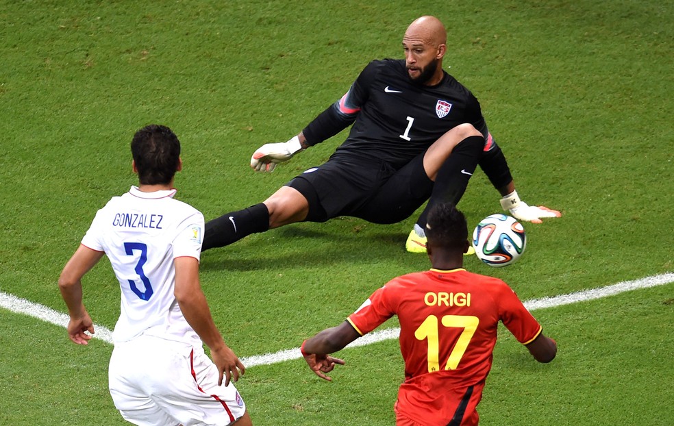 Tim Howard em atuação histórica — Bélgica x Estados Unidos