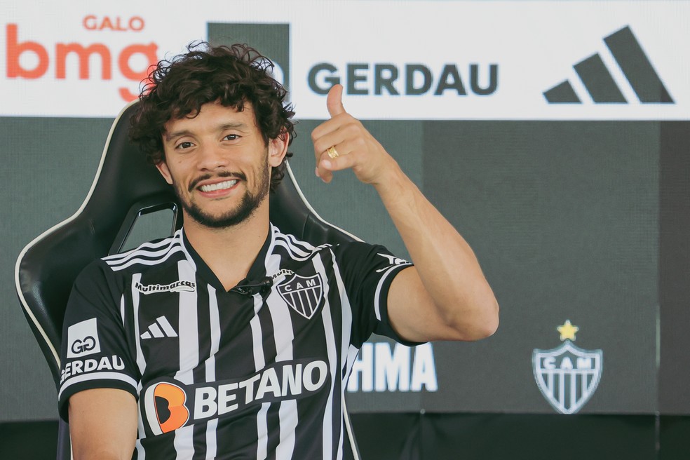Scarpa revela preocupação antes de chegar ao Atlético — Foto: Pedro Souza / Atlético