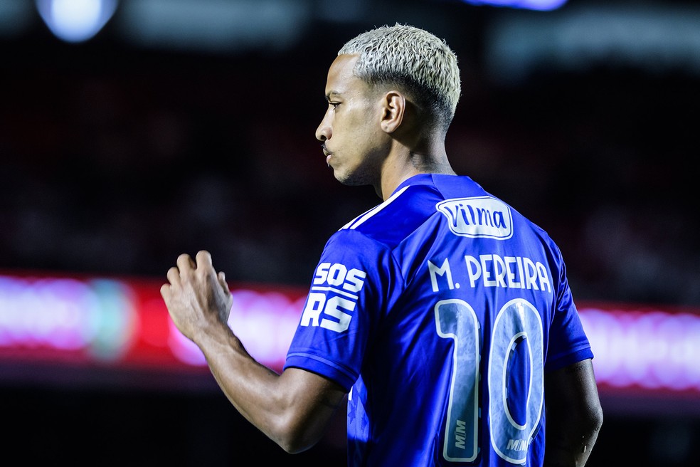 Matheus Pereira; São Paulo x Cruzeiro — Foto: Gustavo Aleixo/Cruzeiro