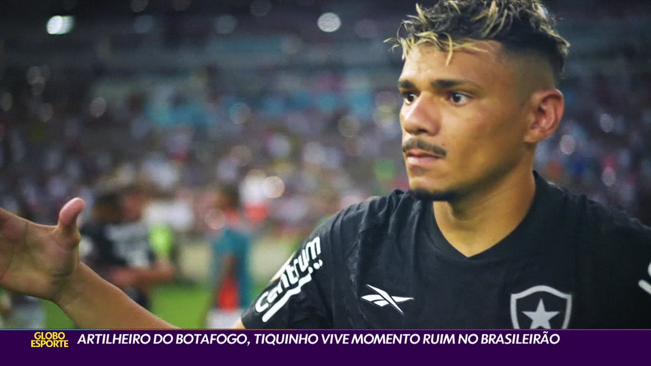 Artilheiro do Botafogo, Tiquinho vive momento ruim no Brasileirão