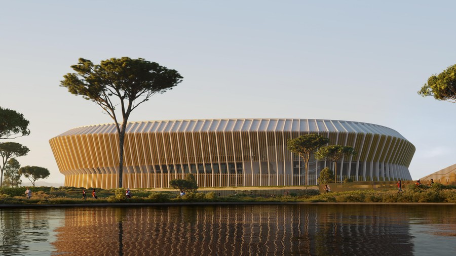 Veja o projeto do novo (e ousado) estádio da Roma