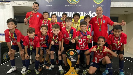 Escola do PSG em Natal conquista nove títulos em torneio de fut7 no RN - Foto: (Divulgação)