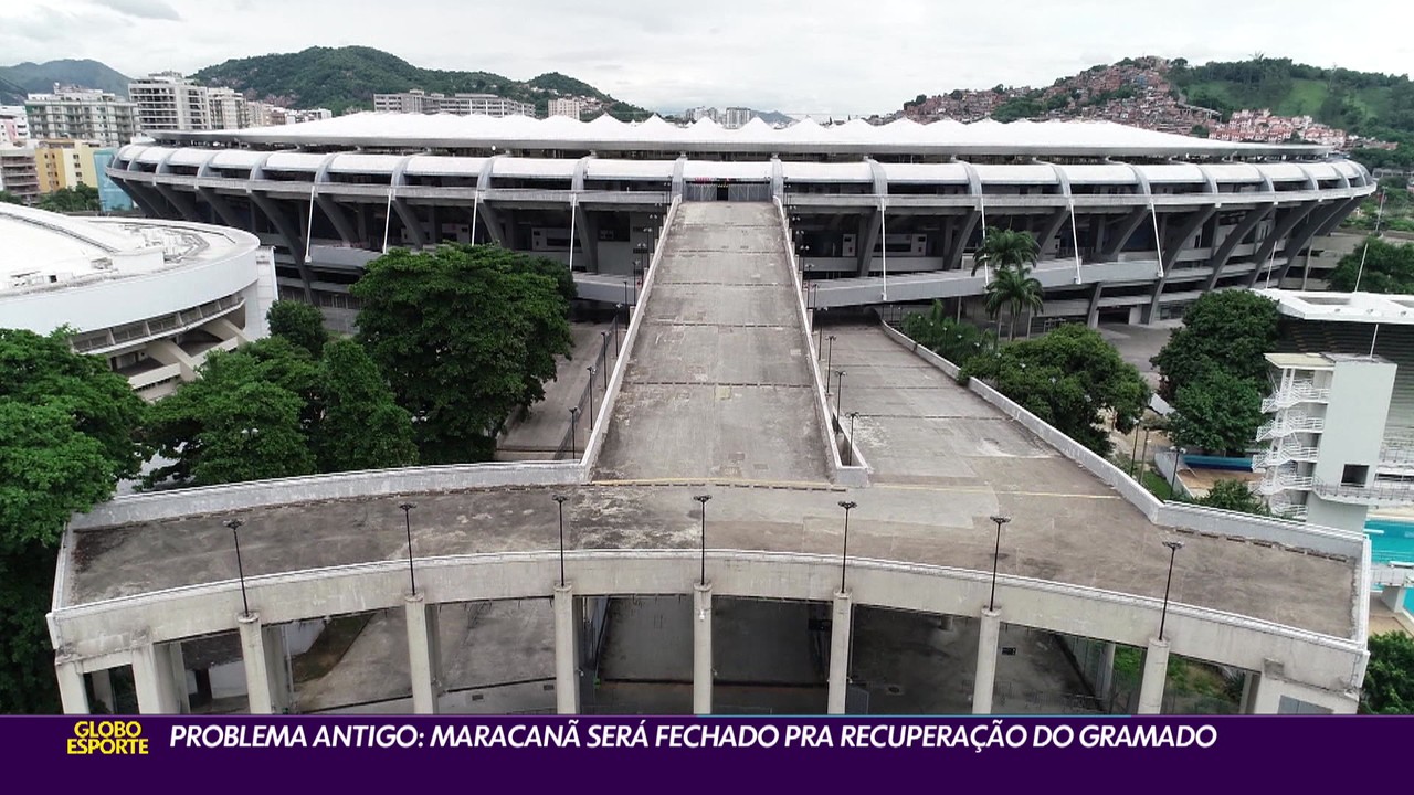 Problema antigo: Maracanã será fechado pra recuperação do gramado