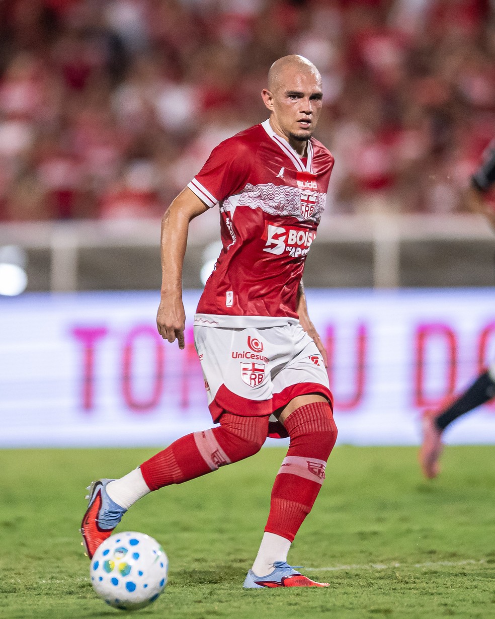 Crystopher, meia do CRB — Foto: Francisco Cedrim/ASCOM CRB