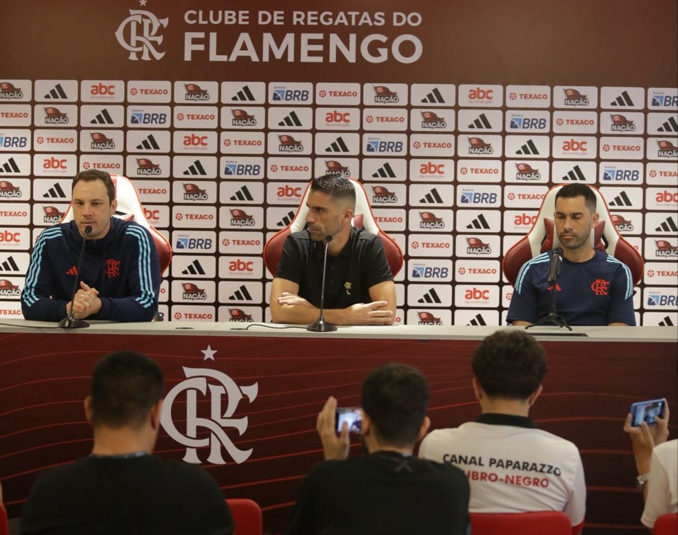 Pivetti chegou ao Flamengo em julho de 2025 — Foto: Letícia Marques/ge