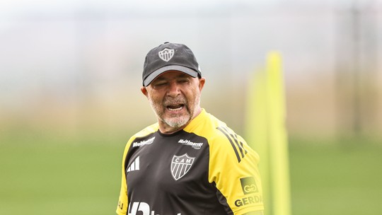 Escalação do Atlético-MG: com Veneno relacionado, Sampaoli fecha preparação para o clássico