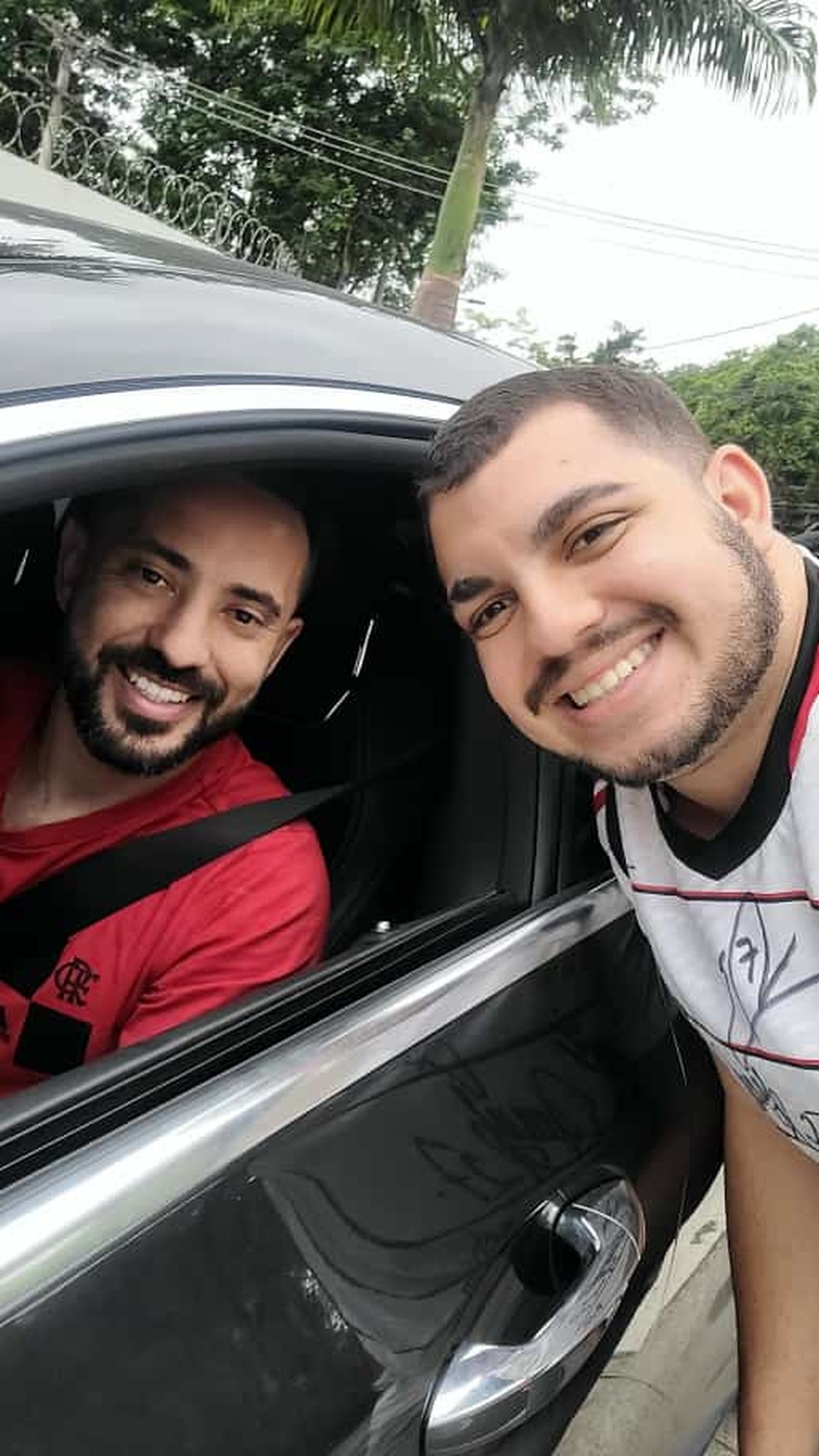 Éverton Ribeiro tirou foto pela segunda vez com Arthur — Foto: Arquivo Pessoal