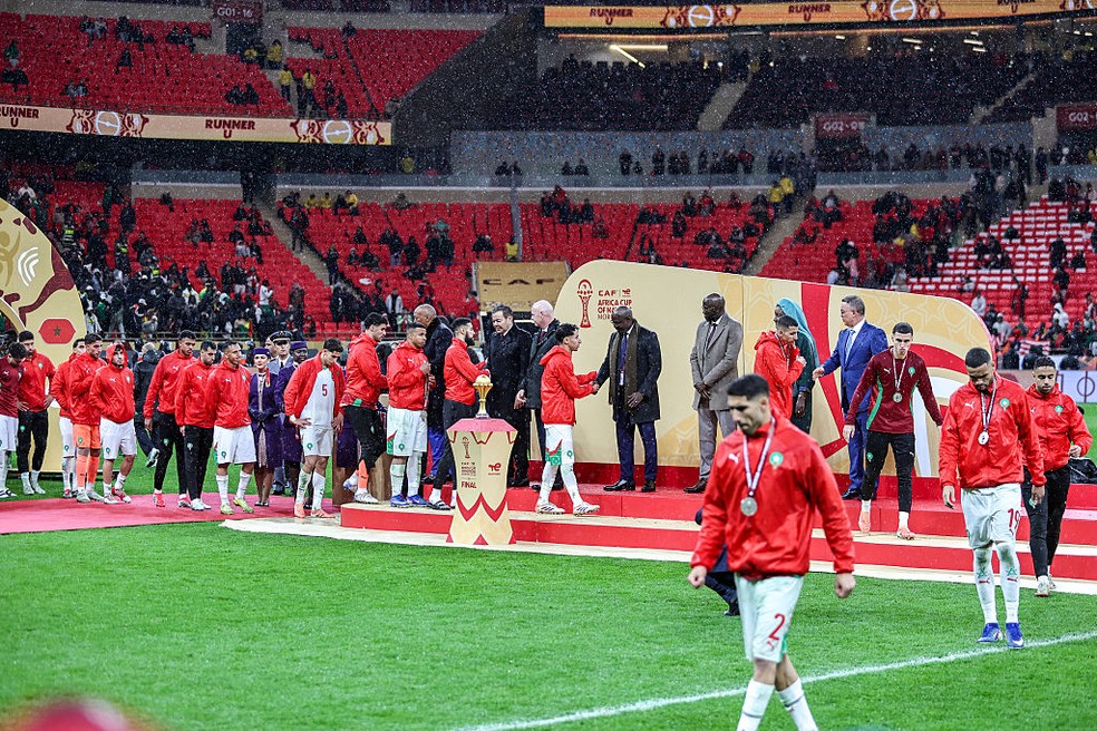 Marrocos ficou com o vice-campeonato da Copa Africana de Nações 2025 — Foto: Getty Images