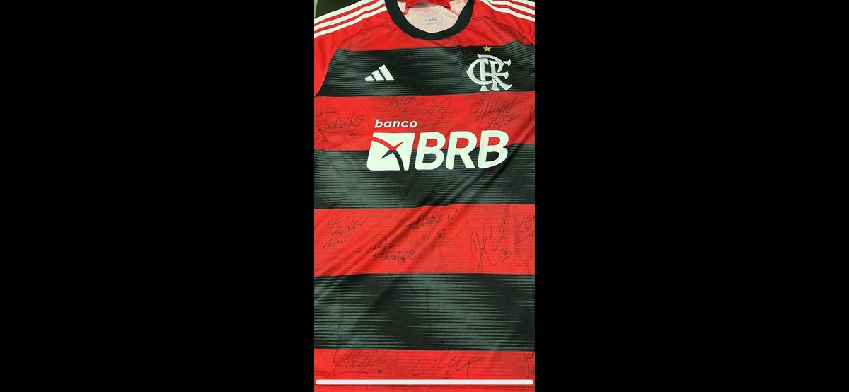 FINALIZADA] CAMISA AUTOGRAFADA DO FLAMENGO AJUDANDO PROJETO VIVER