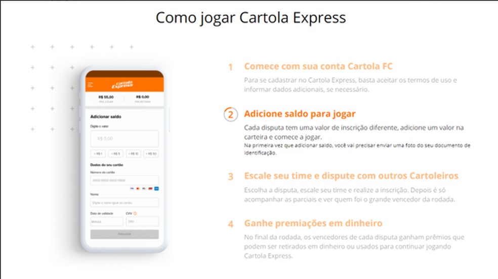 Cartola Express lança nova plataforma, Grupo Globo: notícias