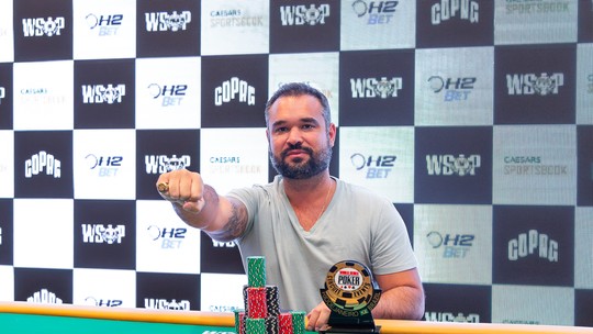 Ariel Bahia conquista primeiro anel da WSOP e mira: "Vou atrás do bracelete"