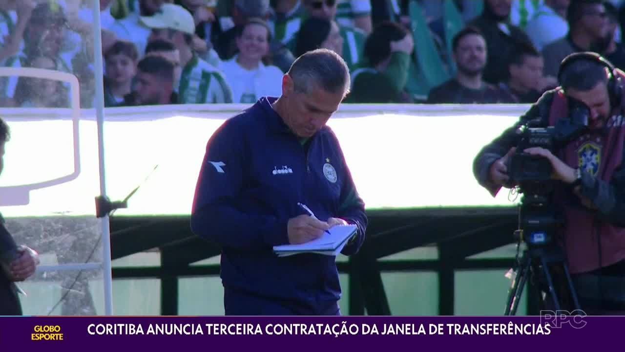 Coritiba anuncia terceira contratação da janelacupom betway casimirotransferências