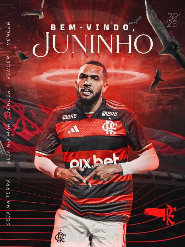 Flamengo reforça elenco com a contratação de Juninho