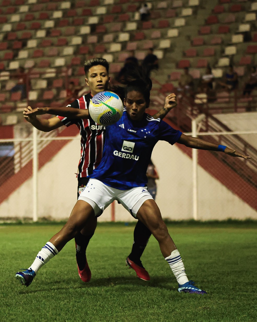 Cruzeiro x São Paulo - Campeonato Brasileiro feminino — Foto: Cruzeiro