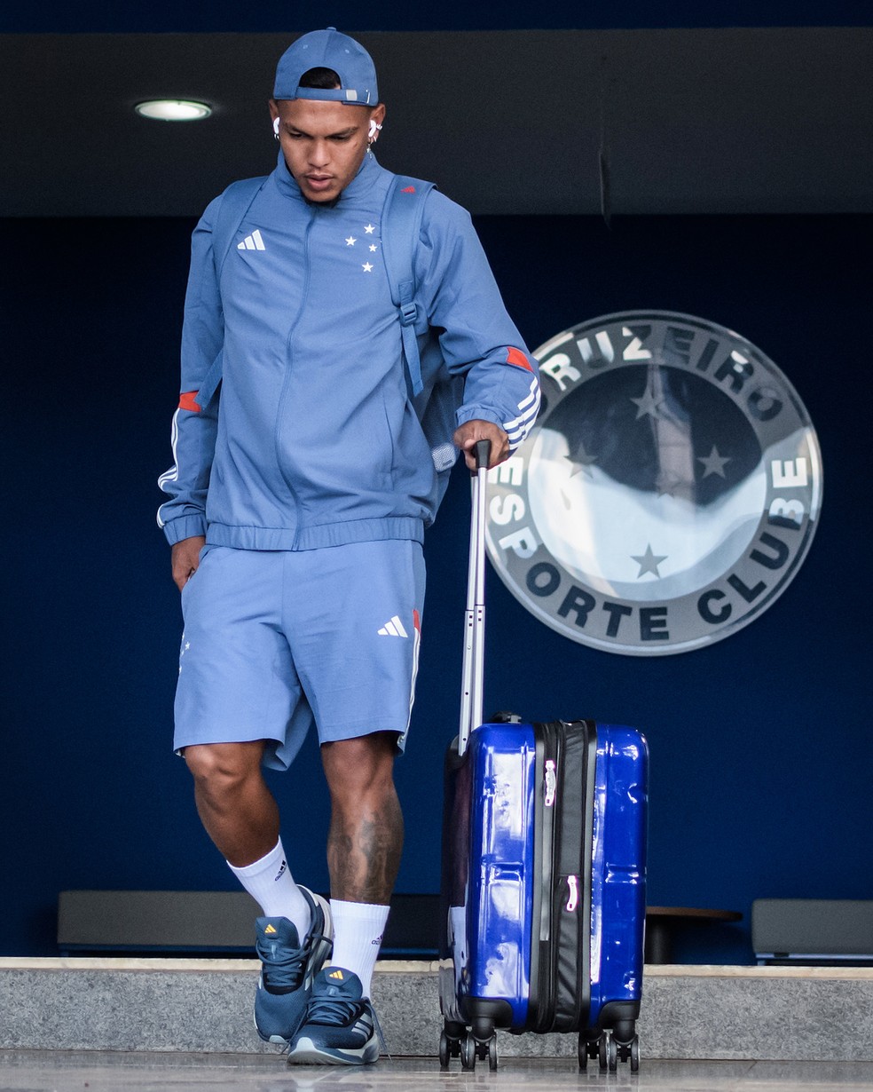 Gabriel Veron no Cruzeiro — Foto: Gustavo Aleixo/Cruzeiro