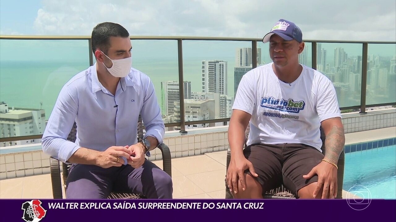 Walter se emociona em despedida do Santa Cruz, mas cita incômodo: 