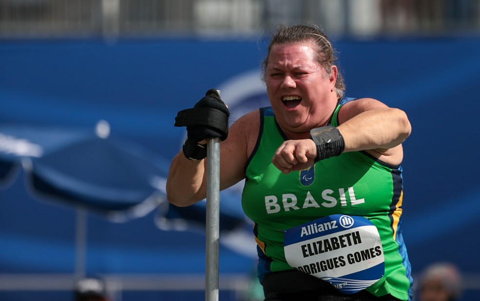 Elizabeth Gomes é campeã mundial de atletismo paralímpico — Foto: Alê Cabral/CPB