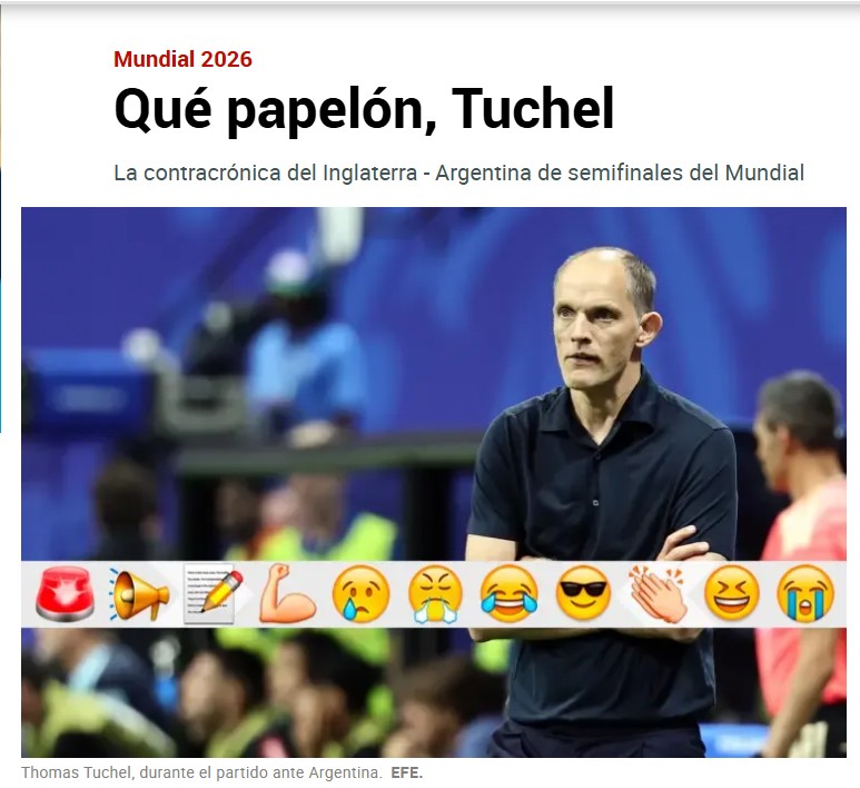 "Que papelão, Tuchel": imprensa internacional e web não perdoam técnico da Inglaterra; veja reações