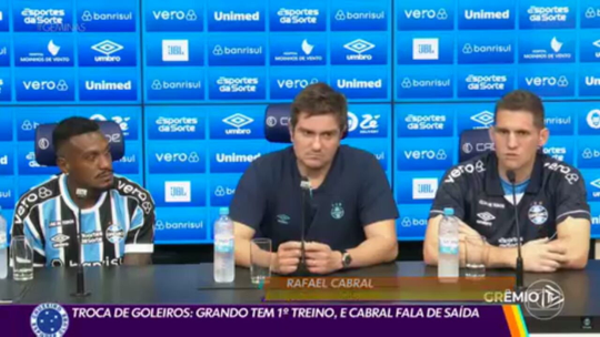 Cabral e Larcamón falam sobre saída do Cruzeiro; Grando faz primeiro treino - Programa: Globo Esporte MG 
