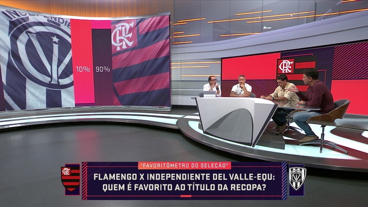 Comentaristas da TV Globo apostam em favoritismo do Flamengo contra o  Botafogo