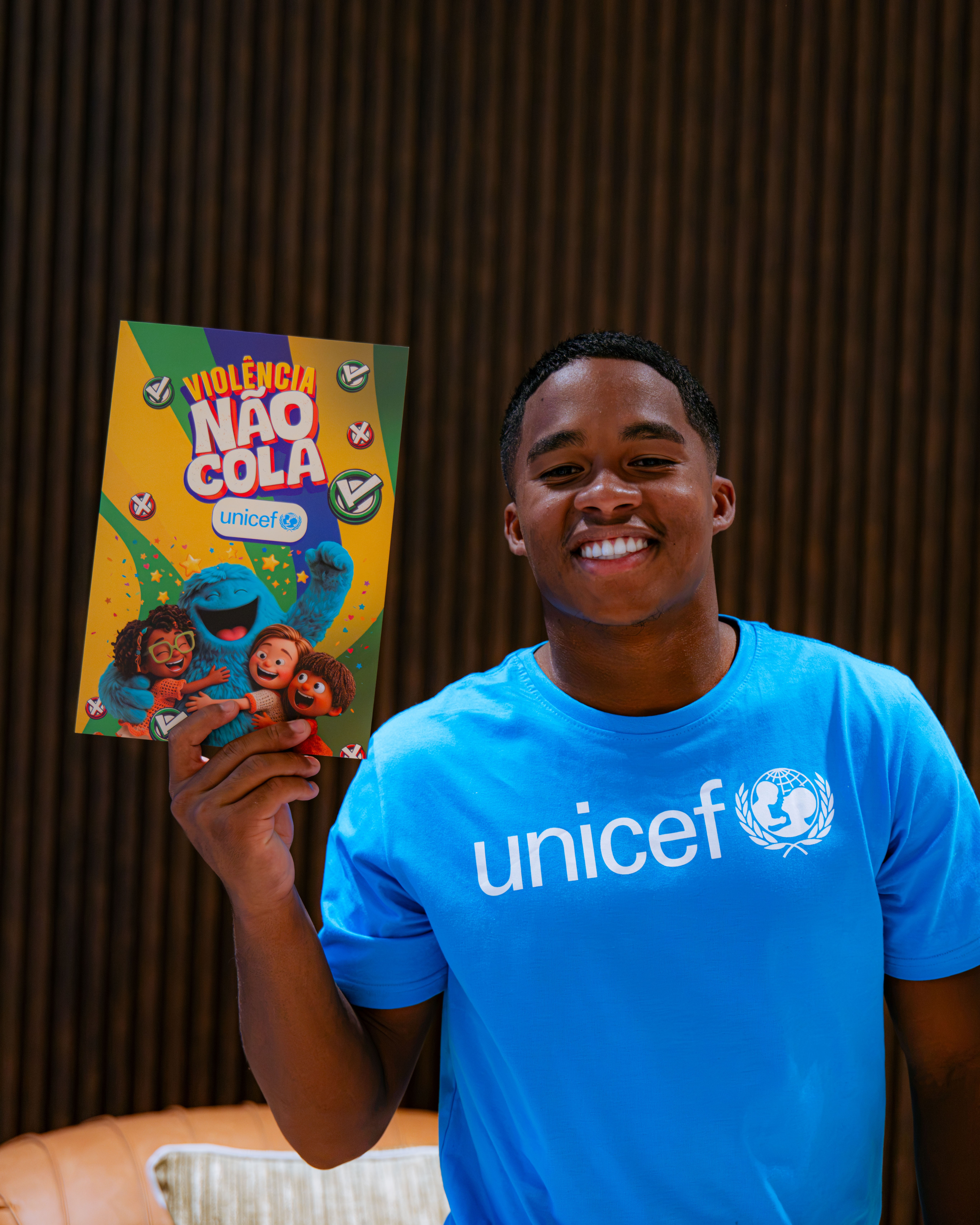 Endrick se torna embaixador do UNICEF: "Usar minha voz para mostrar que crianças podem acreditar"