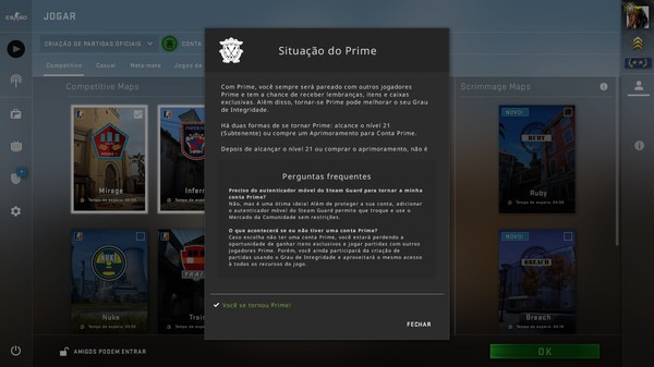 CS:GO: jogadores podem pedir reembolso do status Prime; entenda
