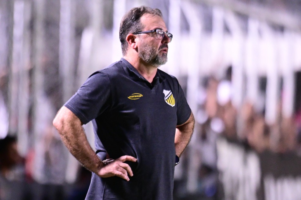 Enderson Moreira, técnico do Novorizontino — Foto: Francisco Alves/Agif