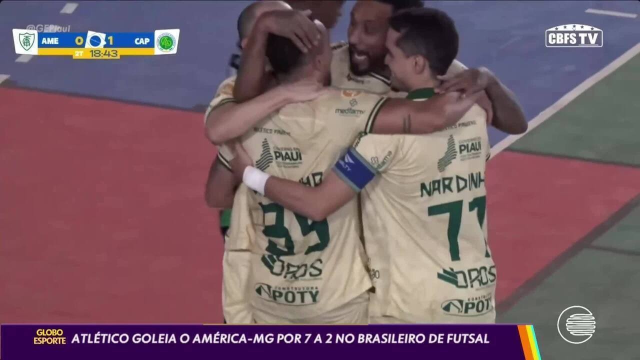 Atlético-PI realiza último treino antes de jogo pelo Brasileiro de futsal; artilheiro da equipe é baixa