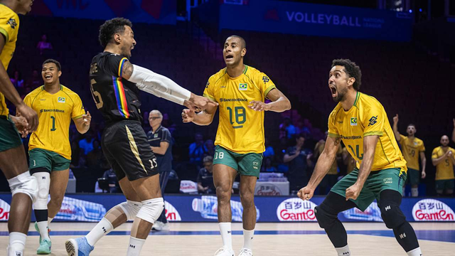 Brasil x França: Liga das Nações Masculina de Vôlei