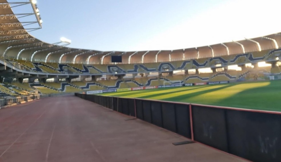Estádio Municipal Francisco Rumoroso vai receber o jogo entre Palestino e Cruzeiro — Foto: Thiago Lima