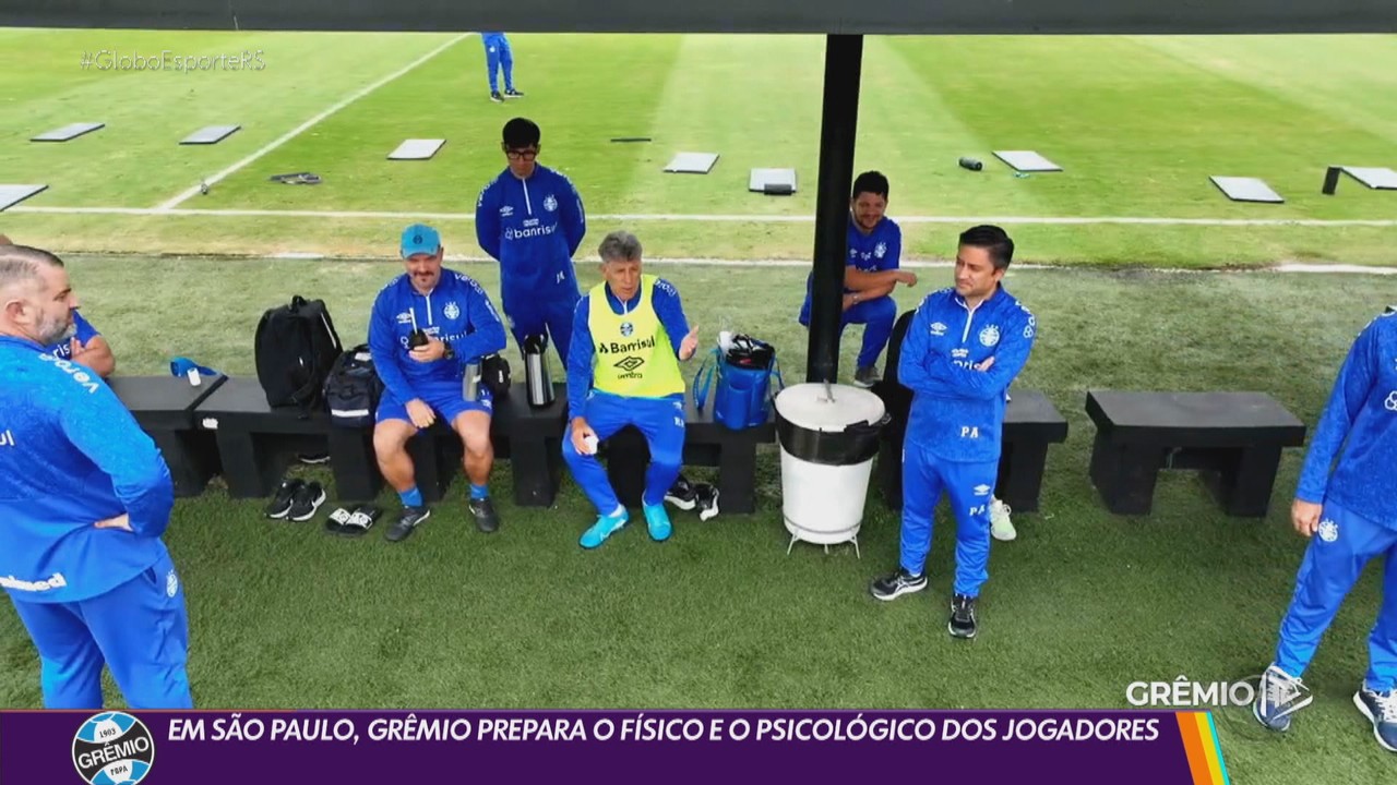 Grêmio prepara o físico e psicológico dos jogadores em São Paulo