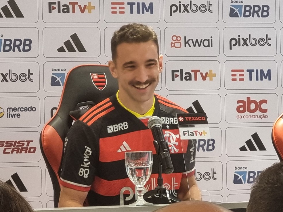L�o Ortiz, refor�o do Flamengo � Foto: Thiago Lima