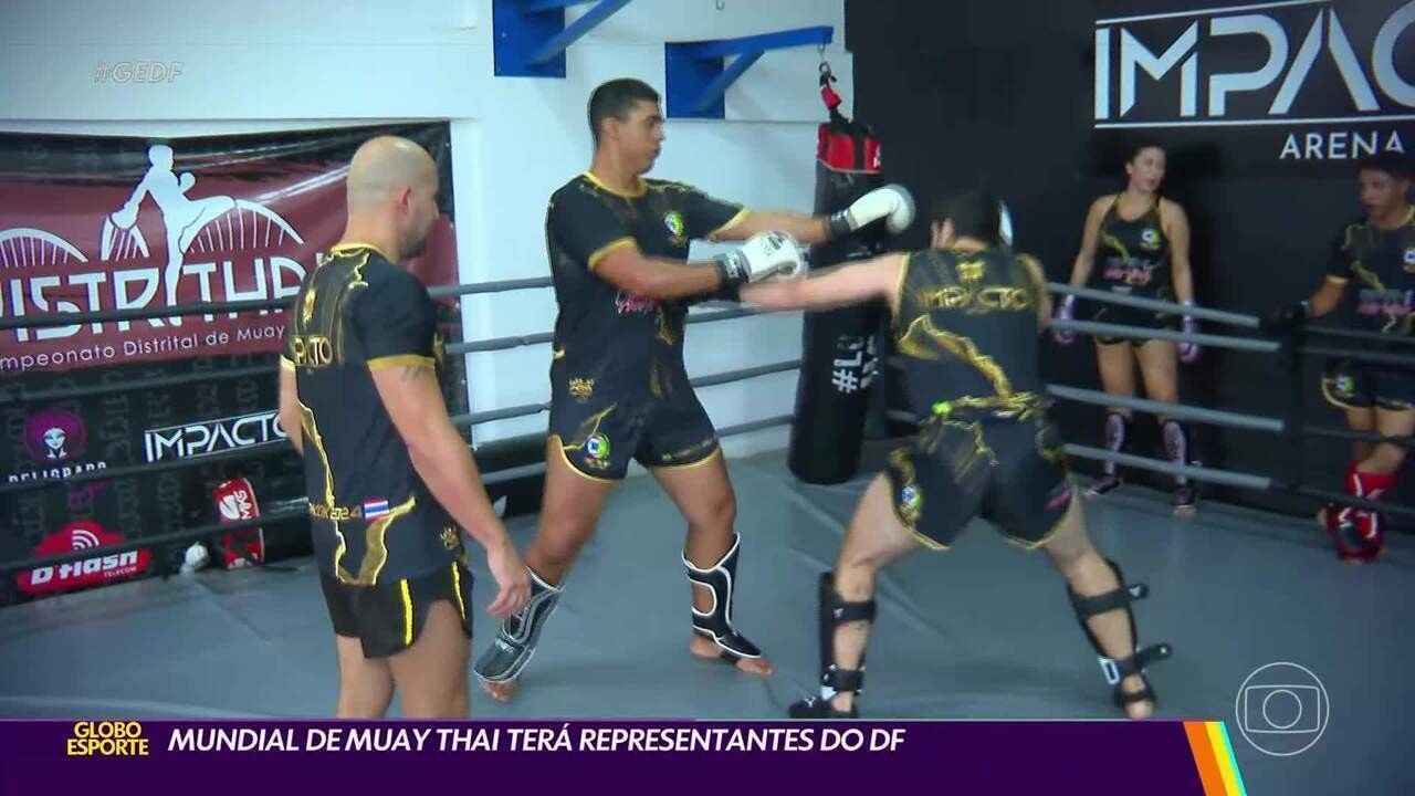 Lutadores vão representar o DF no Mundial de Muay Thai | Ge