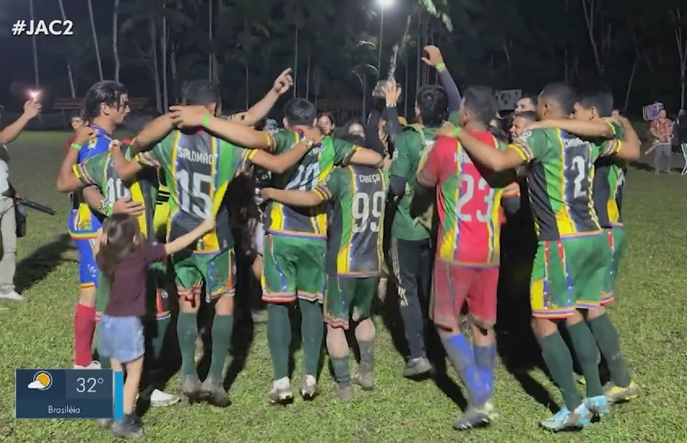 KFC, campeão masculino da 1ª Copa das Árvores — Foto: Reprodução/Rede Amazônica Acre
