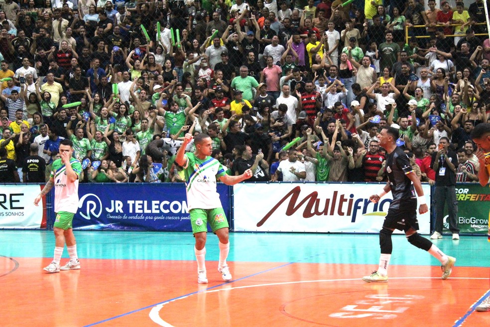Copa TV Grande Rio de Futsal: Casa Nova e Cabrobó se enfrentam na semifinal da divisão Especial — Foto: Diana Silva/ge Petrolina