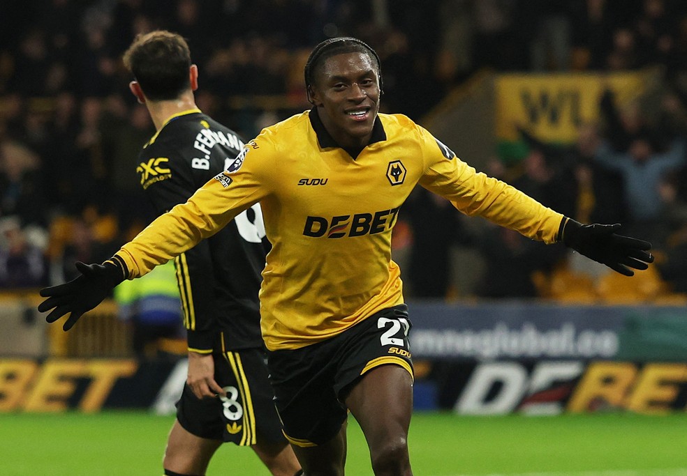 Bellegarde em ação pelo Wolverhampton na Premier League